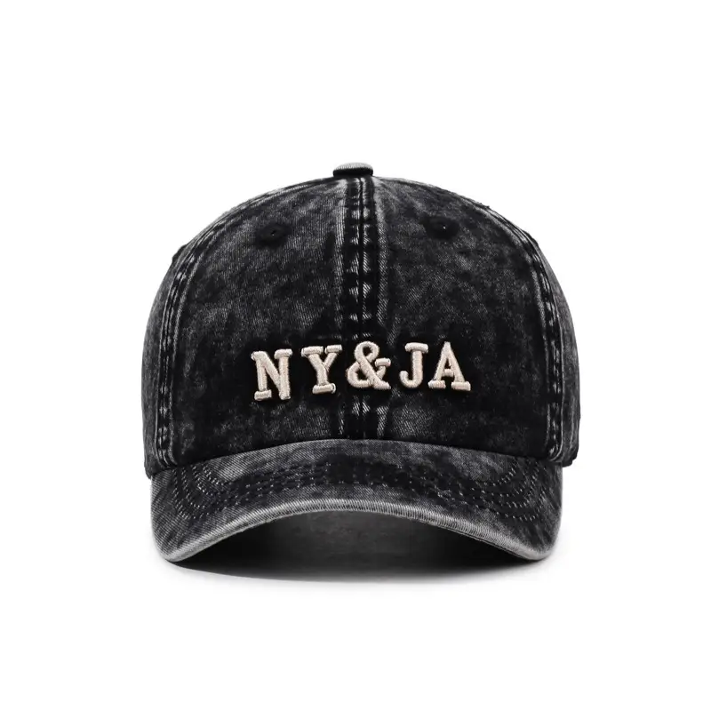 American Style Washed Cap with NY&JA Logo - Image 8