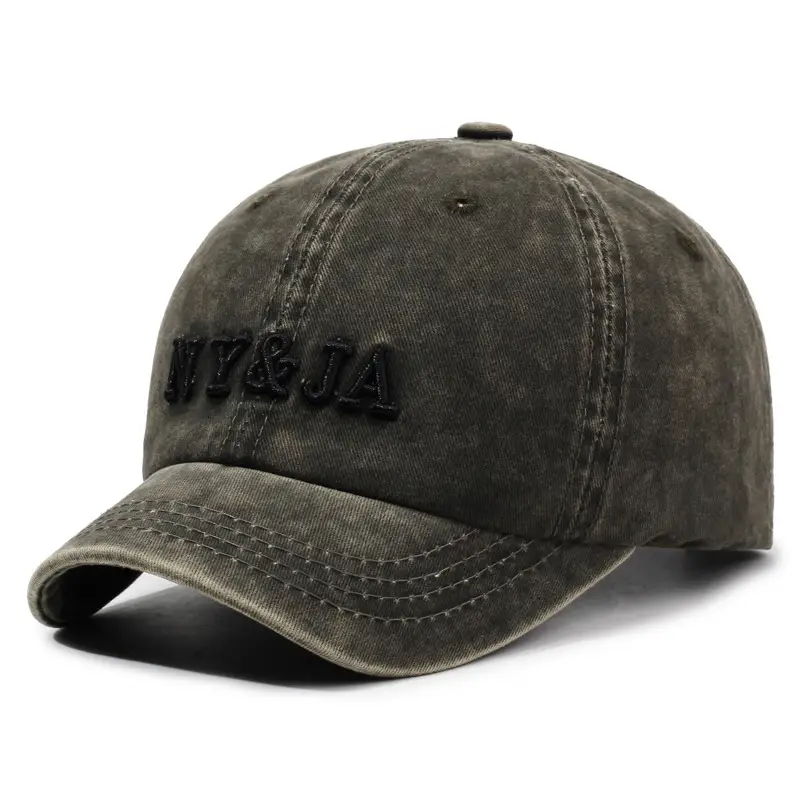 American Style Washed Cap with NY&JA Logo - Image 3