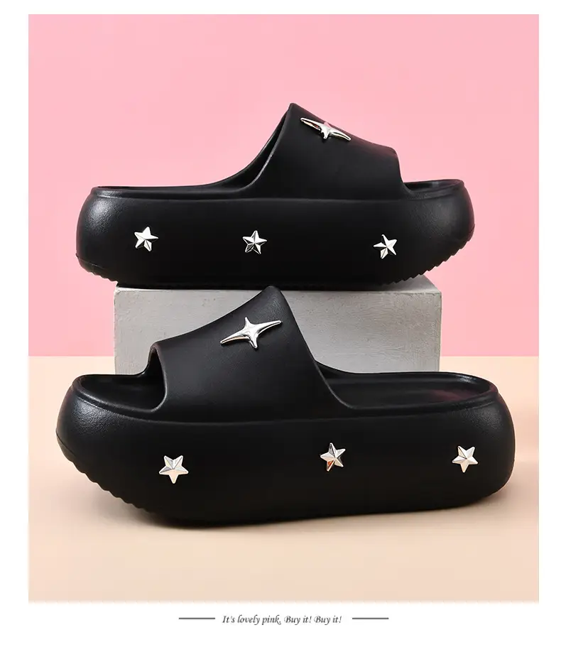 Thick-soled slippers women's summer outdoor wear non-slip wear-resistant high-end EVA breathable non-stinky feet beach sandals — feature 14