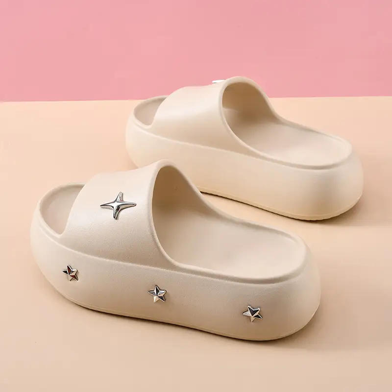 Thick-soled slippers women's summer outdoor wear non-slip wear-resistant high-end EVA breathable non-stinky feet beach sandals - Image 2