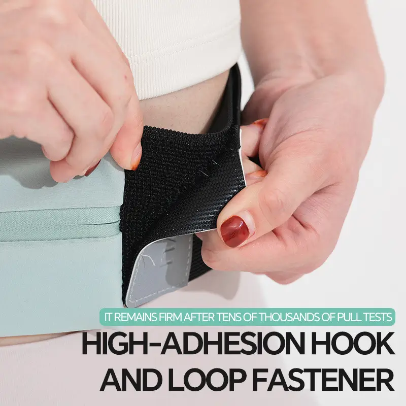 Black Running Waist Bag for Men Women Mobile Storage Belt - Image 6