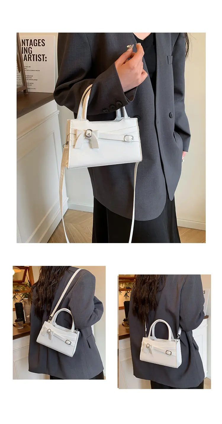 Light Green Crossbody Bag for Women with Silver Handle — feature 10