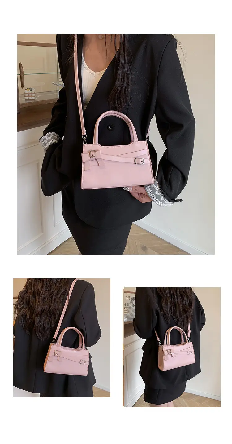 Light Green Crossbody Bag for Women with Silver Handle — feature 11