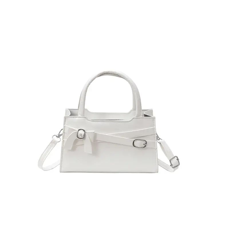 Light Green Crossbody Bag for Women with Silver Handle - Image 2