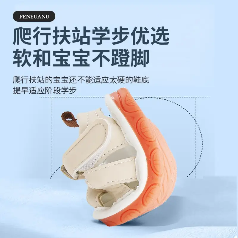 Summer Baby Toddler Shoes Women's Breathable Baby Sandals Non-slip Soft Sole Call Shoes 011 Year Old Baby Shoes for Men - Image 7