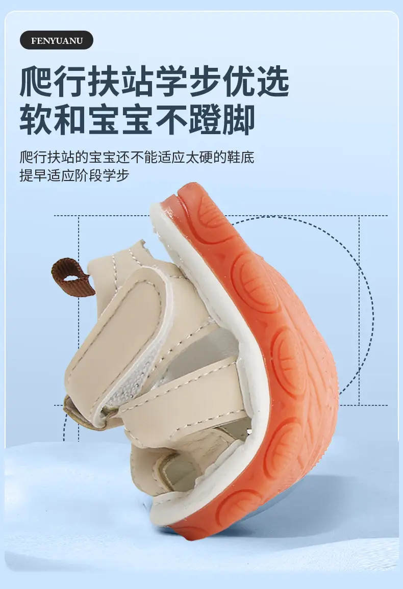 Summer Baby Toddler Shoes Women's Breathable Baby Sandals Non-slip Soft Sole Call Shoes 011 Year Old Baby Shoes for Men — feature 16