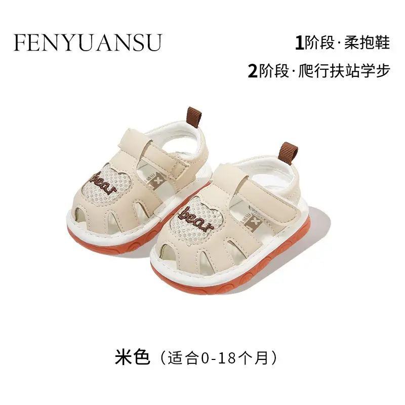 Summer Baby Toddler Shoes Women's Breathable Baby Sandals Non-slip Soft Sole Call Shoes 011 Year Old Baby Shoes for Men