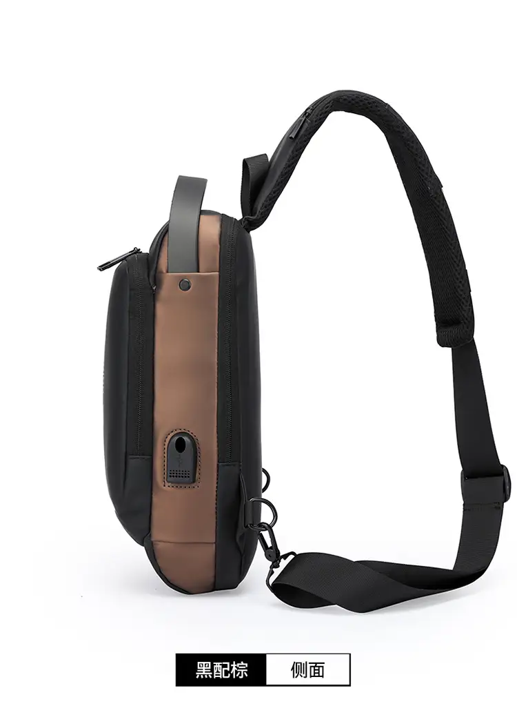 Men's Anti-Theat Password Lock Backpack Black — feature 19
