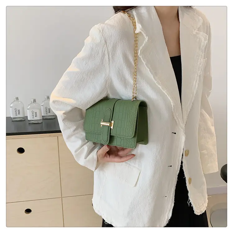 Women's Stone Pattern Crossbody Bag 2025 Summer — feature 13