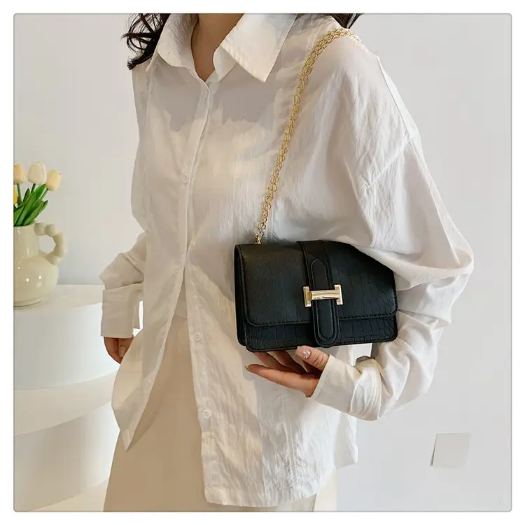 Women's Stone Pattern Crossbody Bag 2025 Summer — feature 19