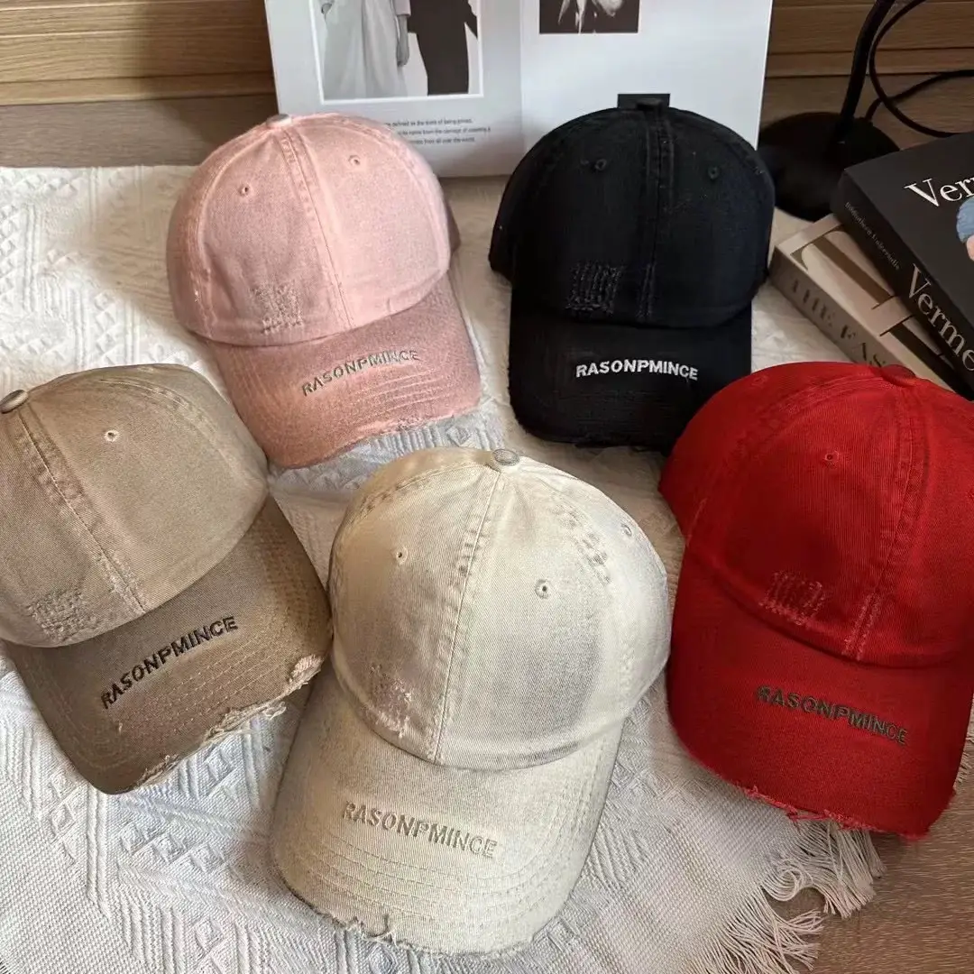 Women Pink Rason Pmice Baseball Cap Sunshade - Image 6
