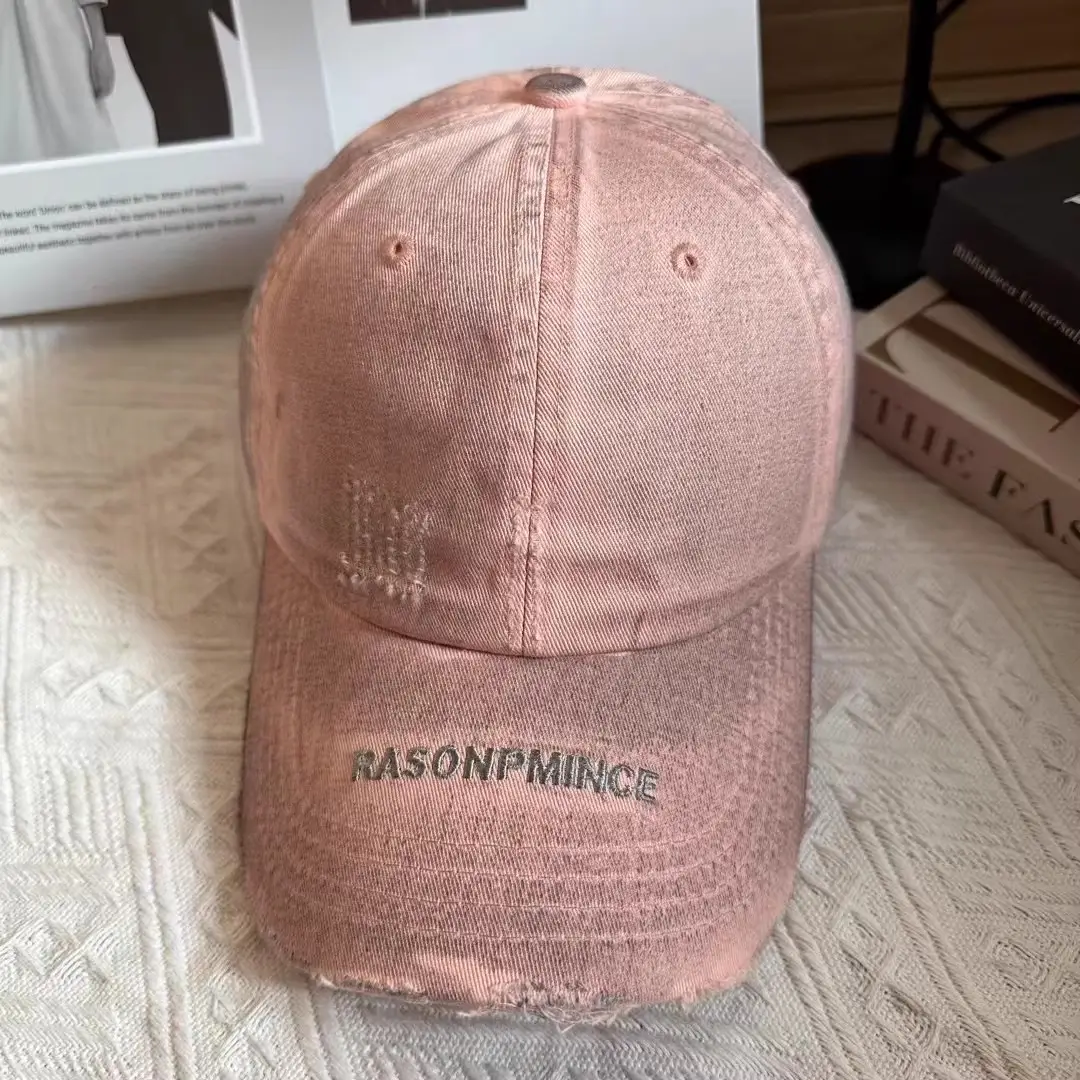 Women Pink Rason Pmice Baseball Cap Sunshade — feature 3