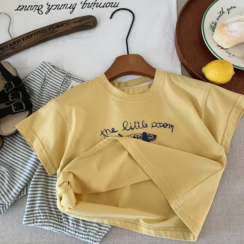 Boys Cotton T-Shirts Summer 2025 Kids White Half Sleeve — feature 6