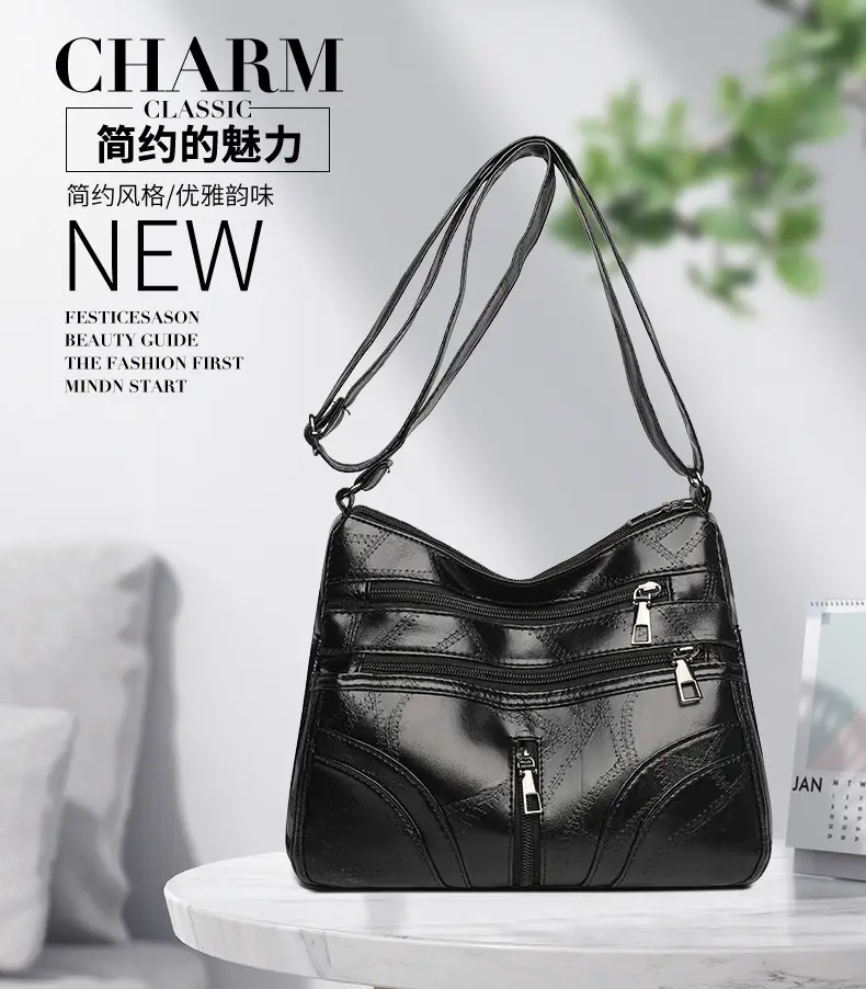 Black Crossbody Bag Women 2025 Luxury Design — feature 1