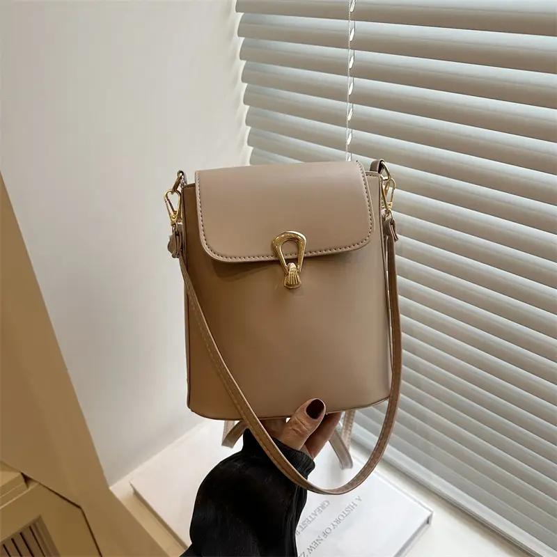 Black Leather Shoulder Bag for Women 2025 Spring New - Image 5