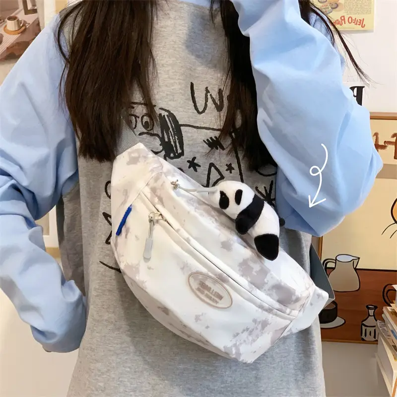 Korean Style Cute Panda Shoulder Bag for Women - Image 14