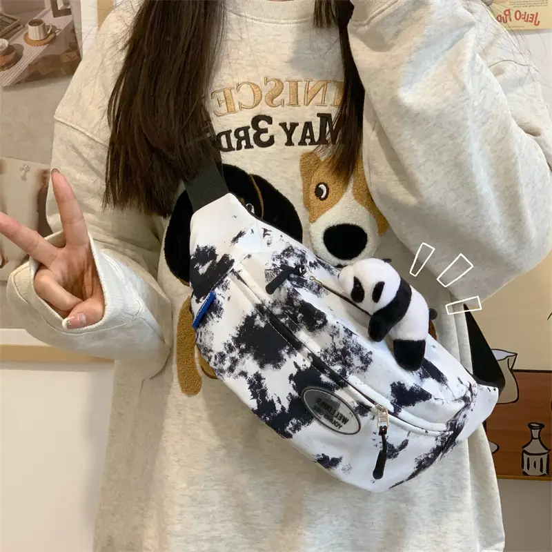 Korean Style Cute Panda Shoulder Bag for Women - Image 6