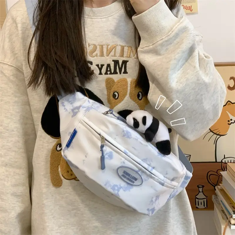 Korean Style Cute Panda Shoulder Bag for Women - Image 9
