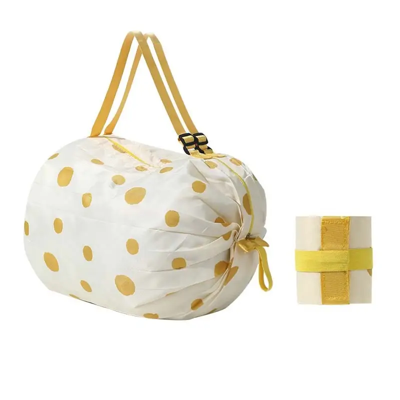 Colorful Foldable Canvas Shopping Bag Travel Shoulder Portable - Image 11