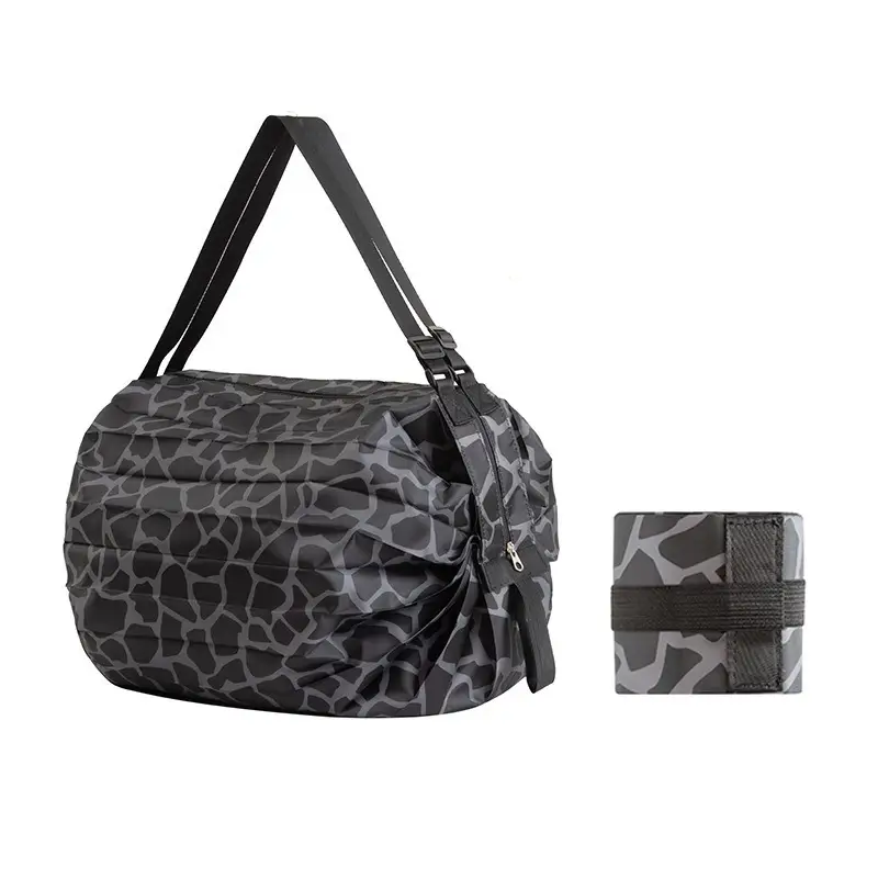 Colorful Foldable Canvas Shopping Bag Travel Shoulder Portable - Image 7
