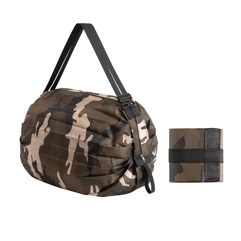 Colorful Foldable Canvas Shopping Bag Travel Shoulder Portable - Image 8