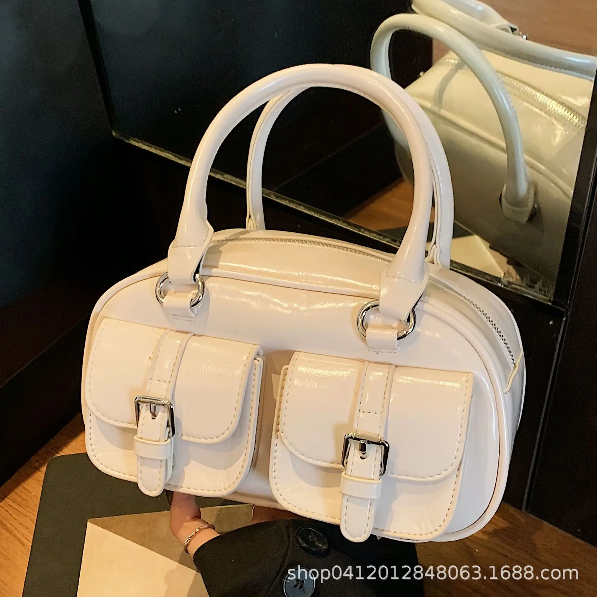 Silver Crossbody Bag for Women 2025 Korean Style - Image 9
