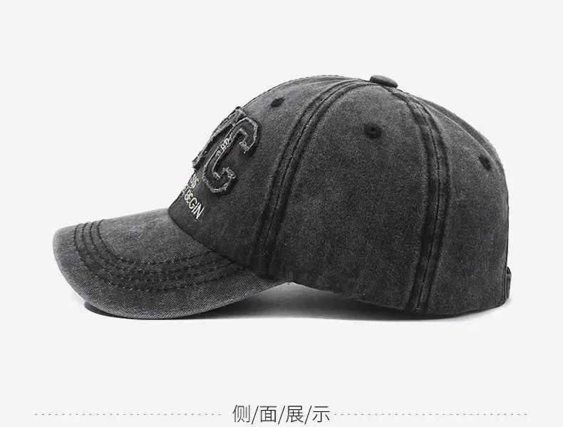Vintage NYC Letter Hat for Men Women Casual Baseball Cap — feature 14