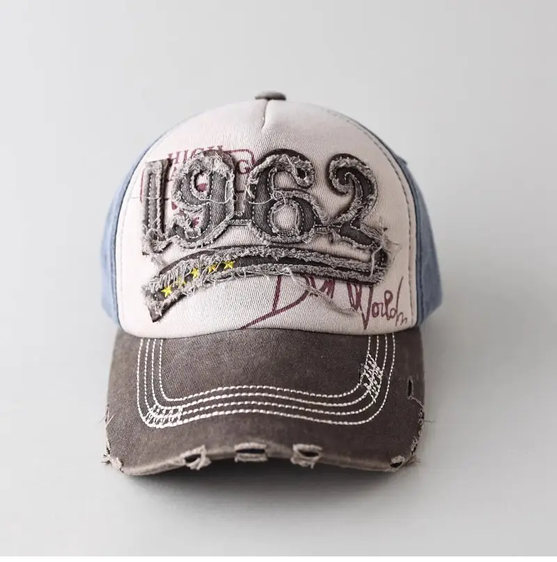 Men's 1962 Retro Crown Cap Brown White — feature 10