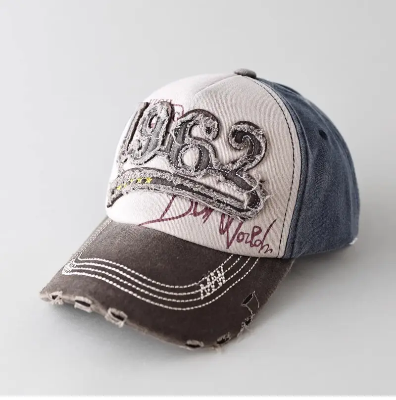 Men's 1962 Retro Crown Cap Brown White — feature 15