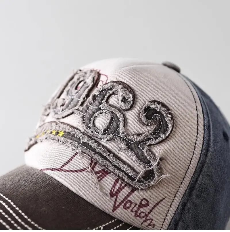 Men's 1962 Retro Crown Cap Brown White — feature 8