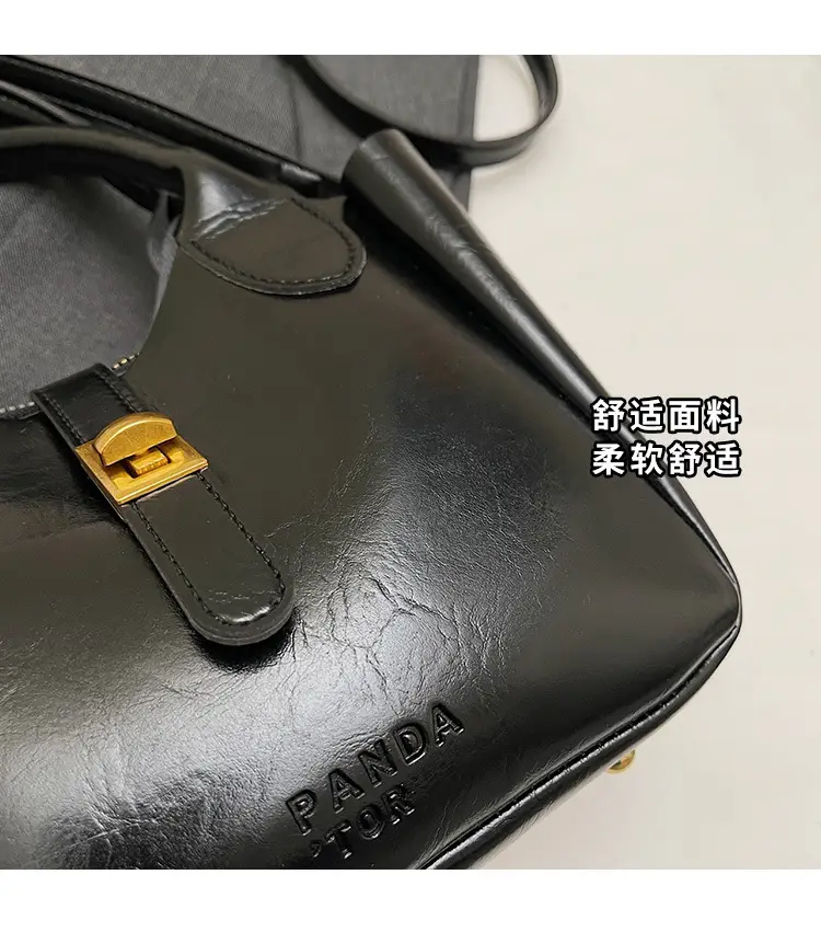 Red Leather Shoulder Bag for Women 2025 — feature 3