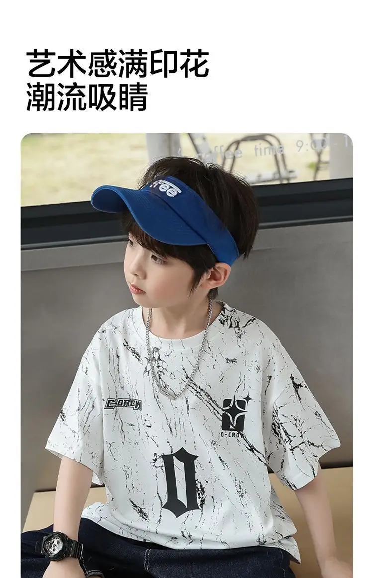 Boys Cotton Printed T-Shirt Summer Wear — feature 3