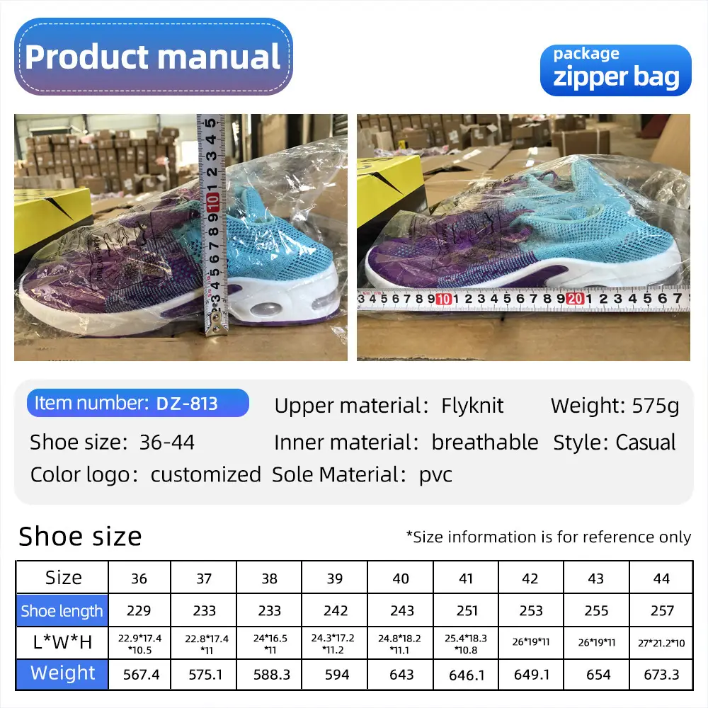 Women's Shoes Versatile Spring Large Size Casual Shoes Breathable Lightweight Lace-Up Air Cushion Cross-Border Sneakers for Women - Image 8