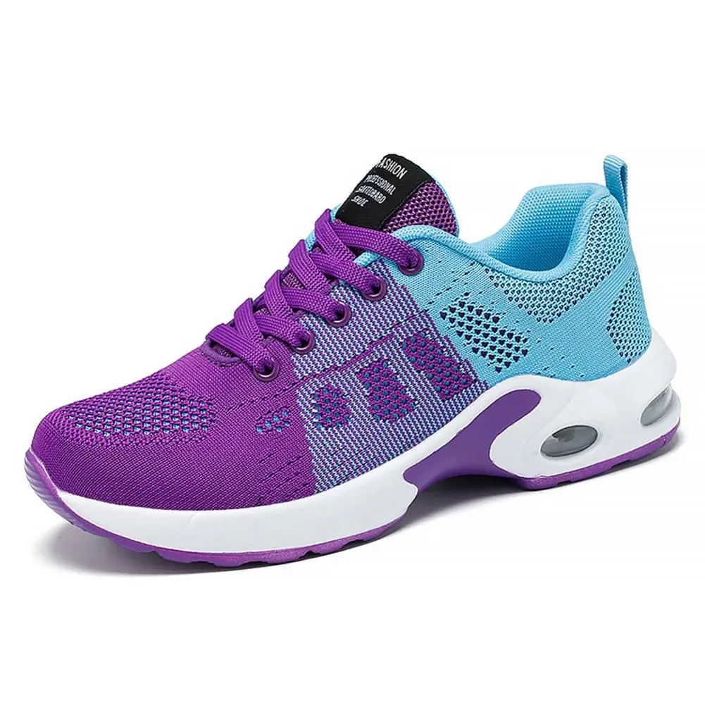 Women's Shoes Versatile Spring Large Size Casual Shoes Breathable Lightweight Lace-Up Air Cushion Cross-Border Sneakers for Women - Image 9