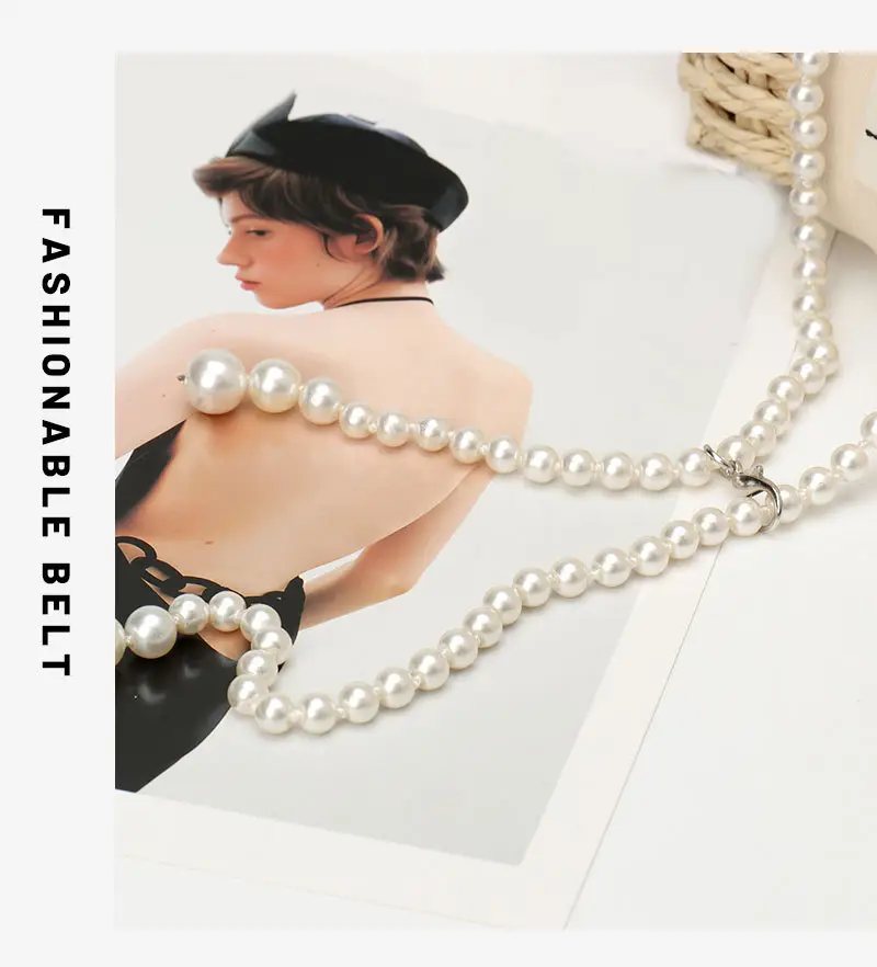 New Fashion Multi-layer Pearl Belt for Women — feature 27