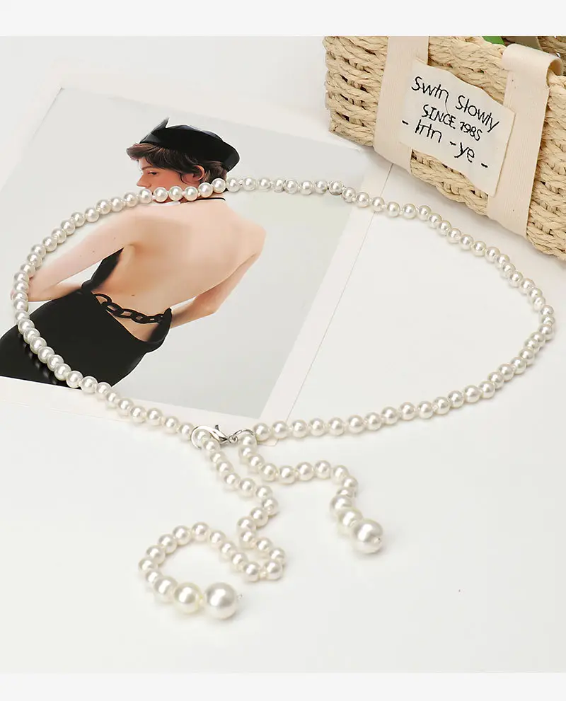 New Fashion Multi-layer Pearl Belt for Women — feature 28