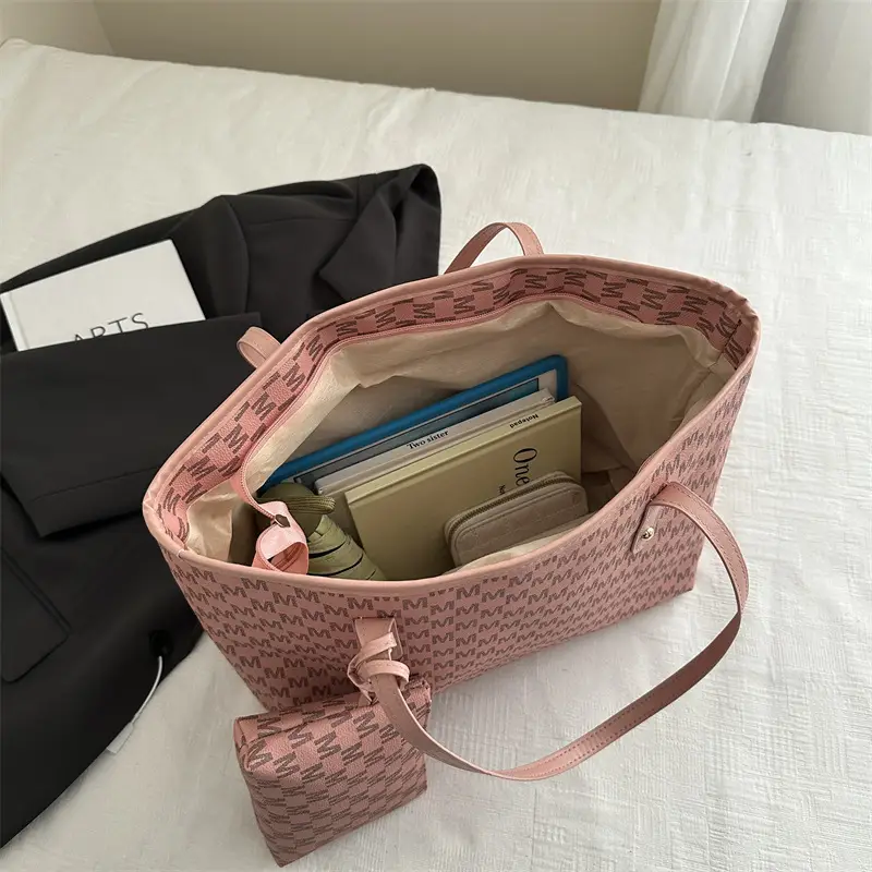 Pink Printed Tote Bag for Women 2025 - Image 7