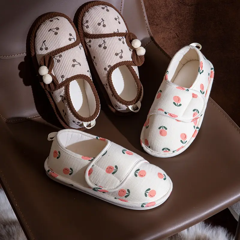 2025 New Soft Sole Non-slip Moon Shoes Spring and Summer Thin Bag Heel Pregnant Women Postpartum Cotton Slippers Women Autumn and Winter - Image 6