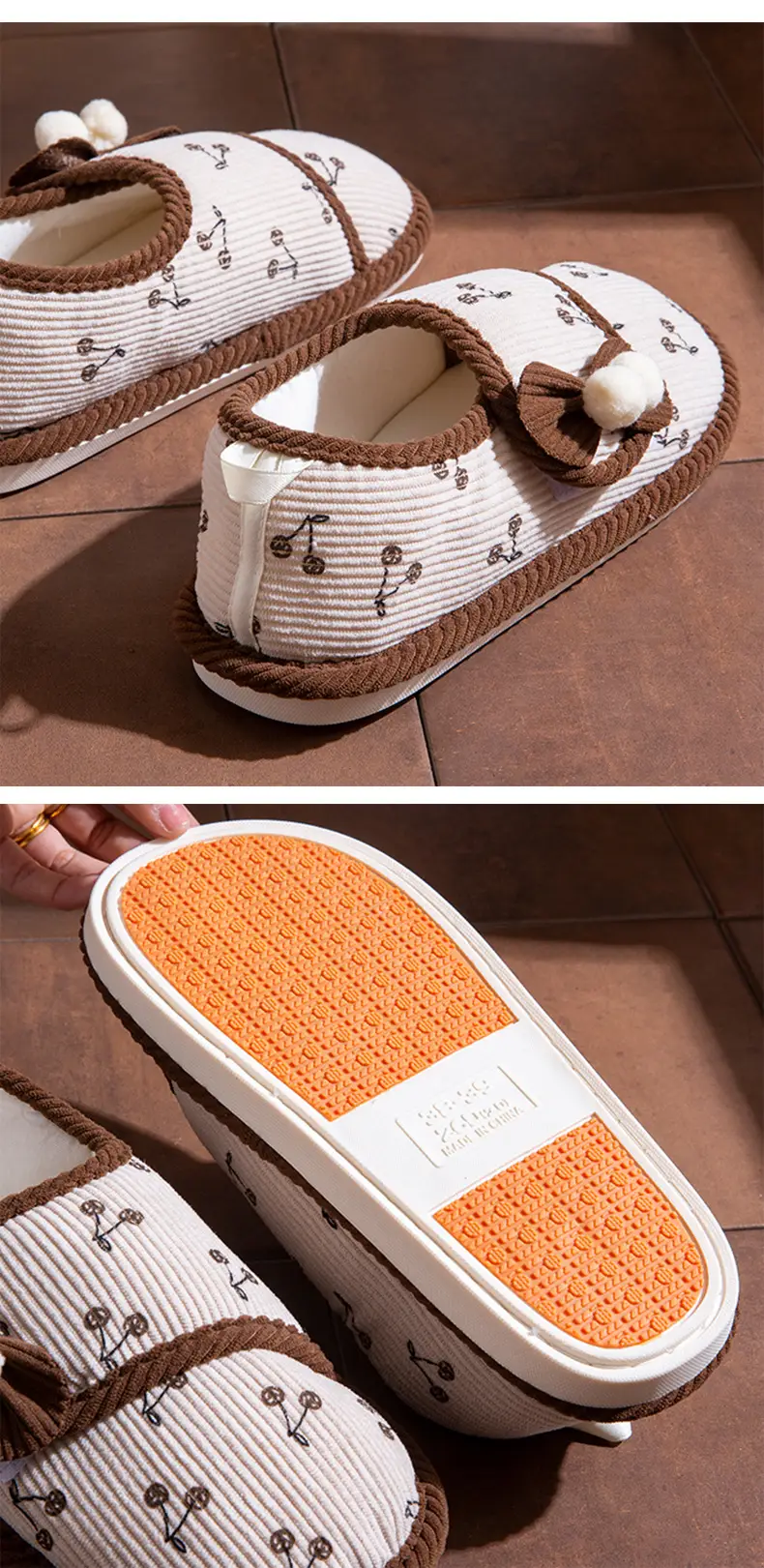 2025 New Soft Sole Non-slip Moon Shoes Spring and Summer Thin Bag Heel Pregnant Women Postpartum Cotton Slippers Women Autumn and Winter — feature 9