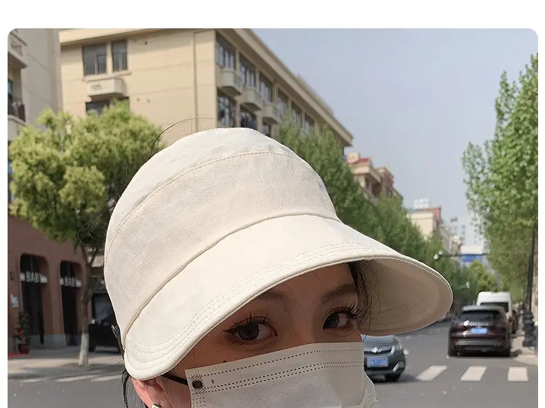 Women UV50+ Open Top Sun Hat Large Bristle — feature 15