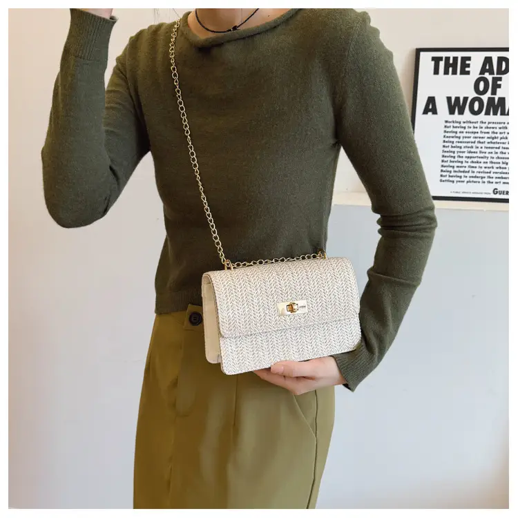 Korean New Style Straw Chain Bag Set for Women — feature 16