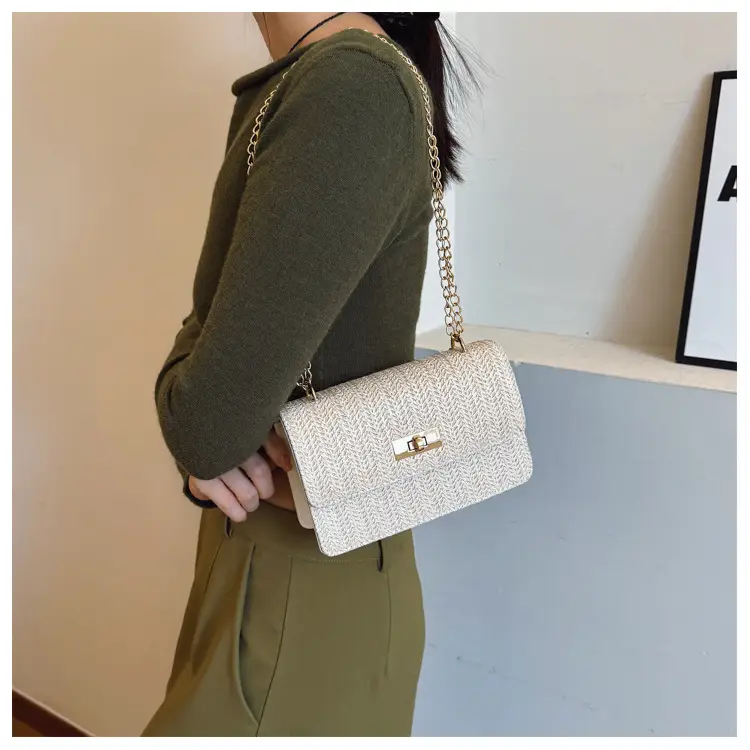 Korean New Style Straw Chain Bag Set for Women — feature 17