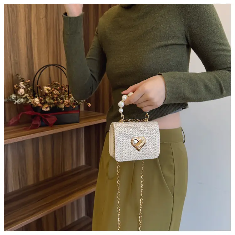Korean New Style Straw Chain Bag Set for Women — feature 20