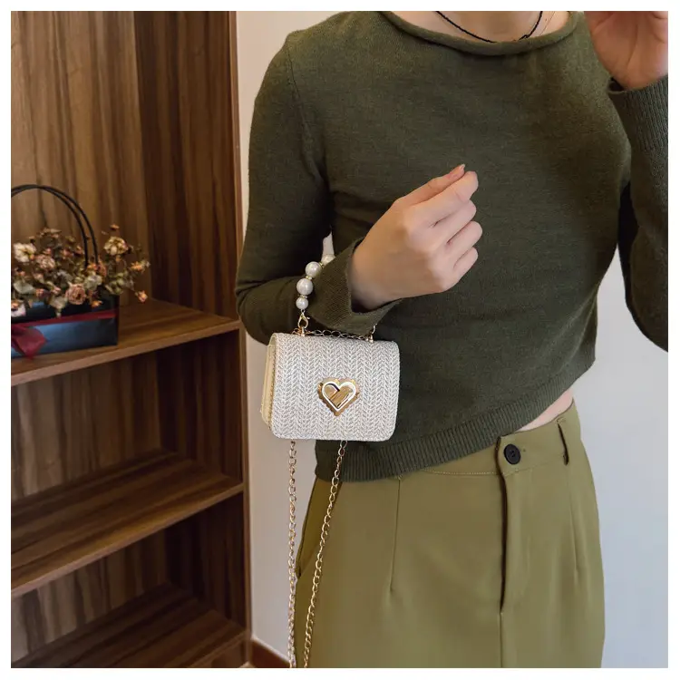 Korean New Style Straw Chain Bag Set for Women — feature 21