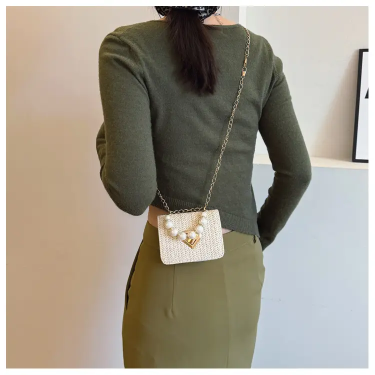Korean New Style Straw Chain Bag Set for Women — feature 22