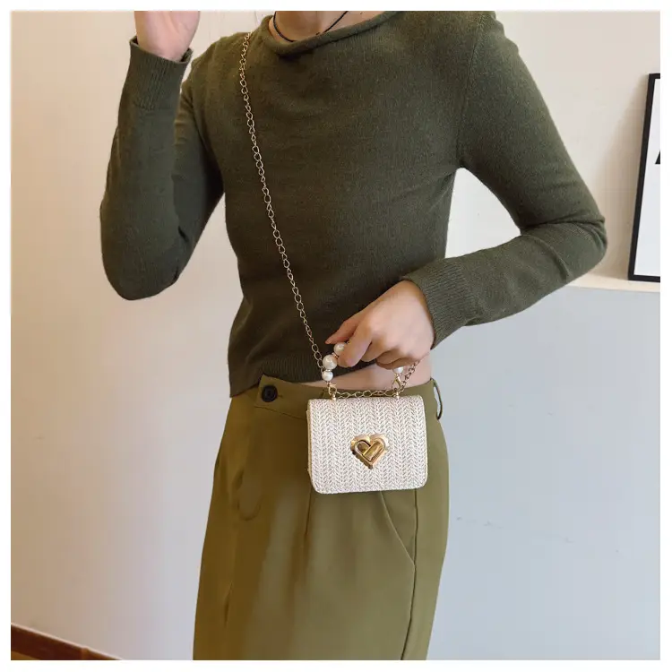 Korean New Style Straw Chain Bag Set for Women — feature 23
