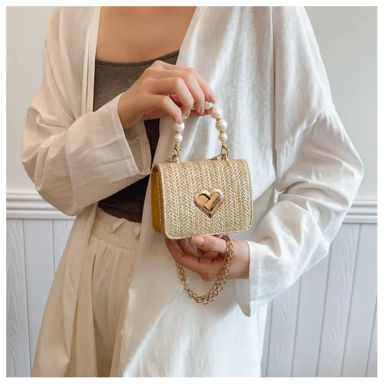 Korean New Style Straw Chain Bag Set for Women — feature 28