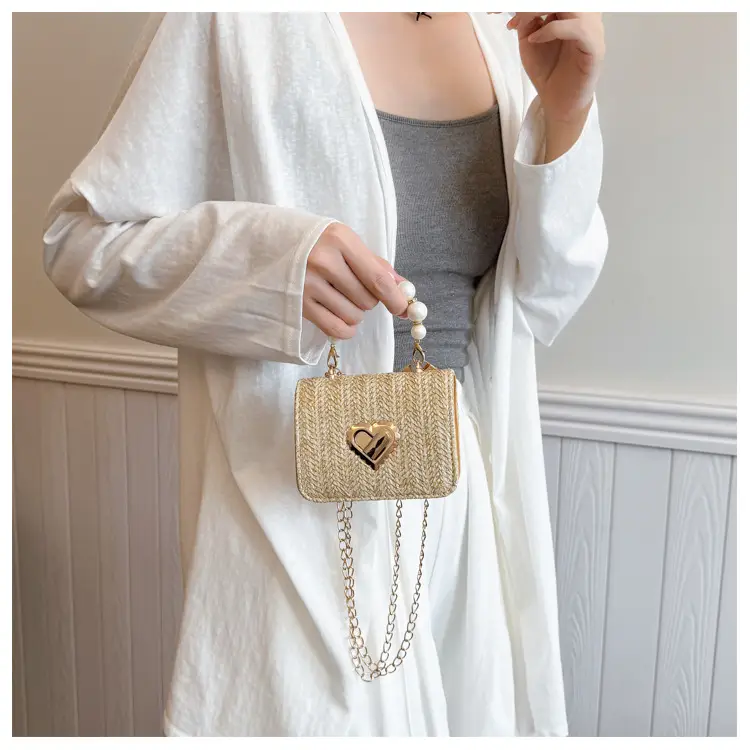 Korean New Style Straw Chain Bag Set for Women — feature 30