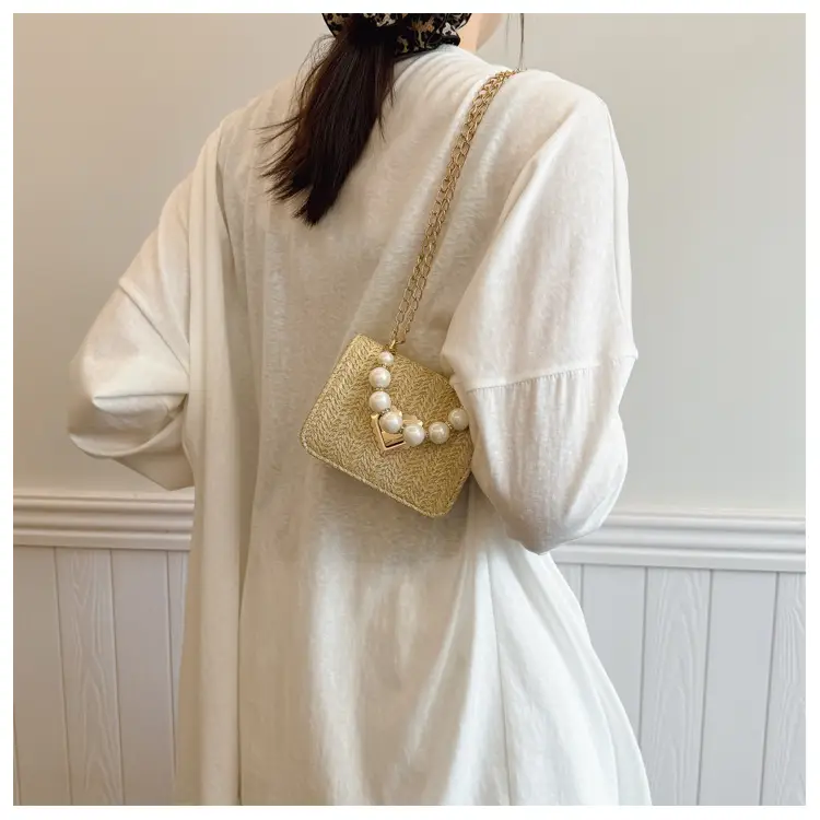 Korean New Style Straw Chain Bag Set for Women — feature 31