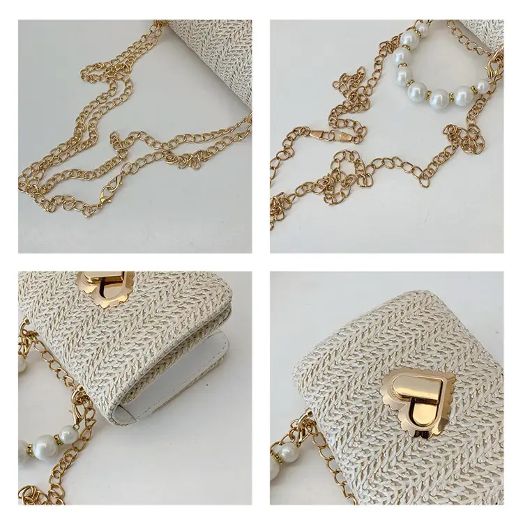 Korean New Style Straw Chain Bag Set for Women — feature 35